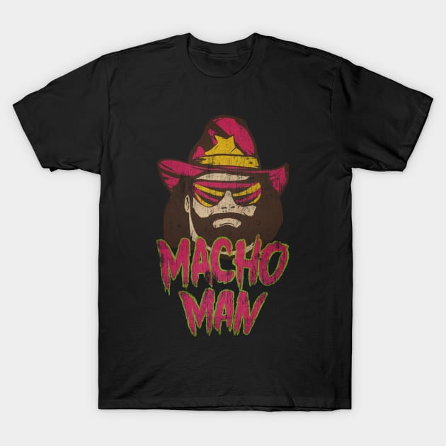 Macho Man Vintage T-Shirt by Gustavo Alvaro